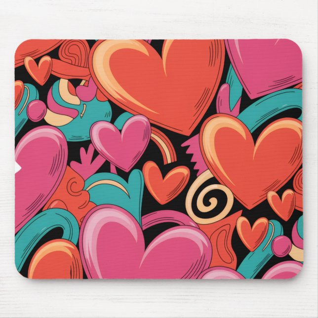 Valentine’s Day Mousepad | Romantic Musmatta (Framsidan)