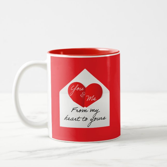 Valentine’s Day Mug Två-Tonad Mugg (Vänster)