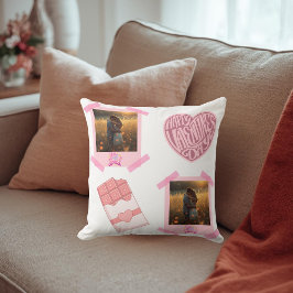 Valentine’s Day Personalized Throw Pillow Kudde