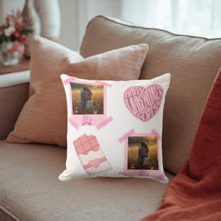 Valentine’s Day Personalized Throw Pillow Kudde