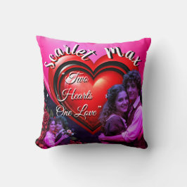 Valentine’s Day Photo Collage Red Pink Hearts Kudde