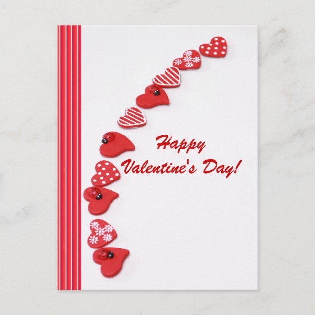 Valentine’s Day  Postcard Helg Vykort (Framsida)
