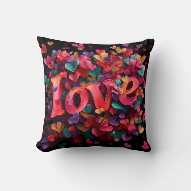 Valentine’s Day Throw Pillow Collection | Romantic Kudde (Framsida)