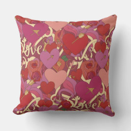 Valentine’s Day Throw Pillow Collection | Romantic Kudde