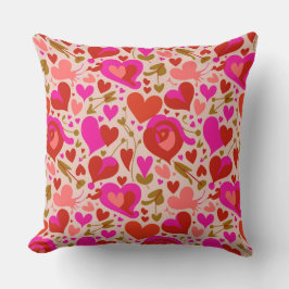 Valentine’s Day Throw Pillow Collection | Romantic Kudde