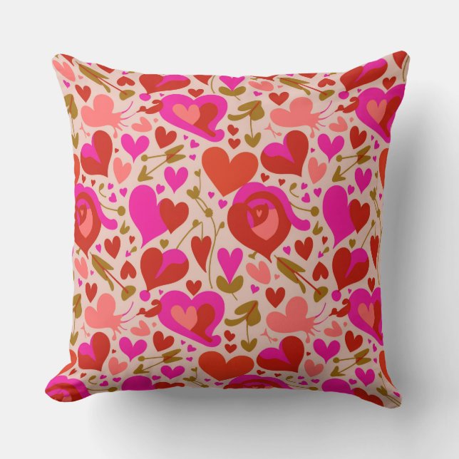 Valentine’s Day Throw Pillow Collection | Romantic Kudde (Framsida)