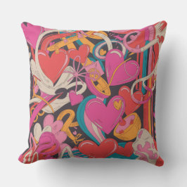 Valentine’s Day Throw Pillow Collection | Romantic Kudde