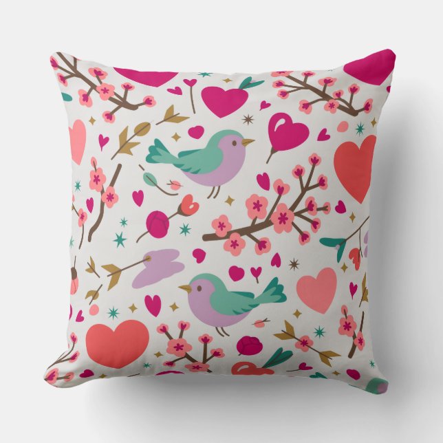 Valentine’s Day Throw Pillow Collection | Romantic Kudde (Framsida)