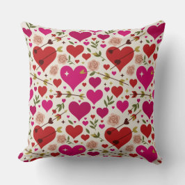 Valentine’s Day Throw Pillow Collection | Romantic Kudde