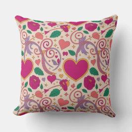Valentine’s Day Throw Pillow Collection | Romantic Kudde