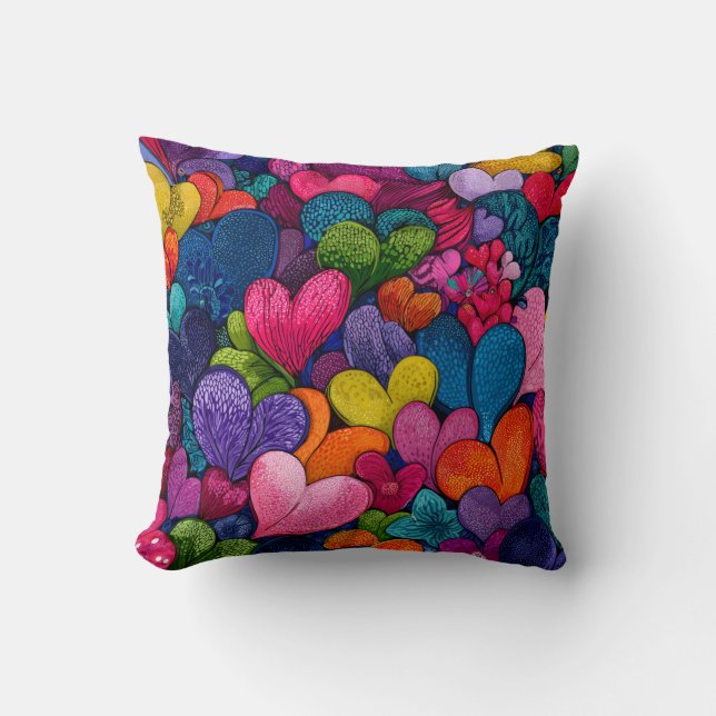 Valentine’s Day Throw Pillow Collection | Romantic Kudde (Framsida)