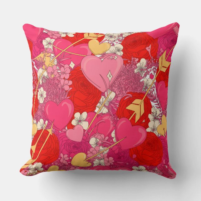 Valentine’s Day Throw Pillow Collection | Romantic Kudde (Framsida)