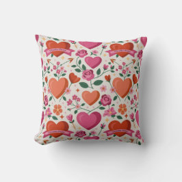 Valentine’s Day Throw Pillow Collection | Romantic Kudde