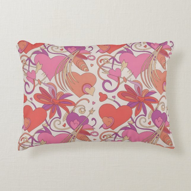 Valentine’s Day Throw Pillow Collection | Romantic Prydnadskudde (Framsidan)