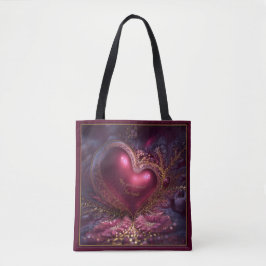 Valentine’s Day Tote Bag | Romantic, Cute Tygkasse
