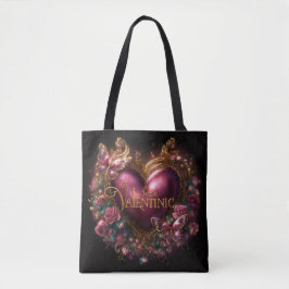 Valentine’s Day Tote Bag | Romantic, Cute Tygkasse