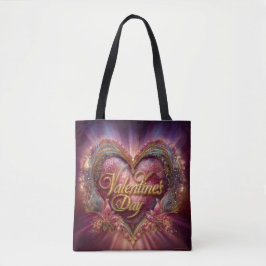 Valentine’s Day Tote Bag | Romantic, Cute Tygkasse