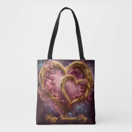 Valentine’s Day Tote Bag | Romantic, Cute Tygkasse