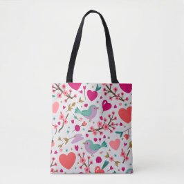 Valentine’s Day Tote Bag | Romantic, Cute Tygkasse