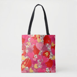 Valentine’s Day Tote Bag | Romantic, Cute Tygkasse