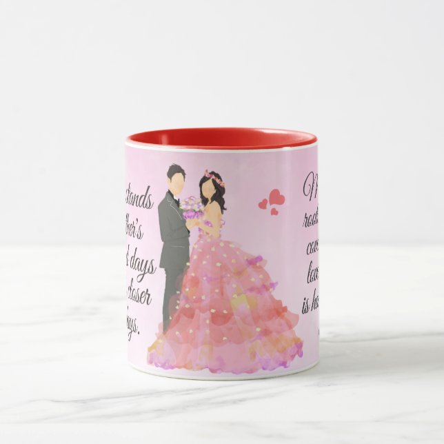  Valentine’s Day true love end mariage Mugg (Center)