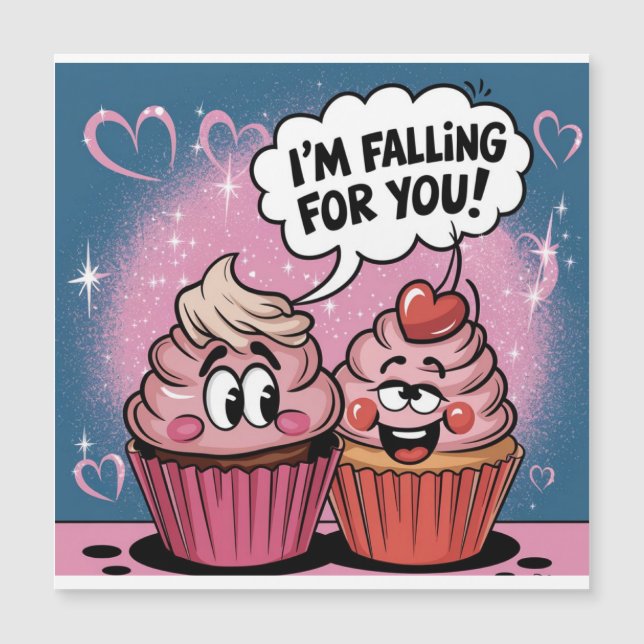 Valentine´s rosa cupcake (Framsida)
