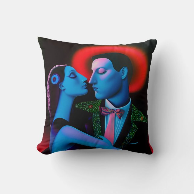 Valentine Saint Ken Gage Surrealism Kudde (Framsida)
