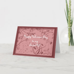 Valentine Secret Pal Helgkort