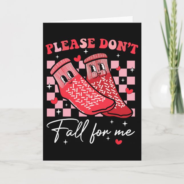 Valentine Sjuksköterska Fall Inte För Mig Halkfria Kort (Framsida)