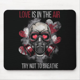 Valentine Skalle Gas Mask Ros Romantik Musmatta