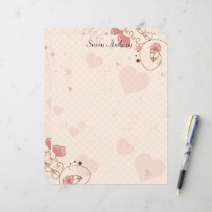 Valentine Soft Hearts Blommor Pappersvaror