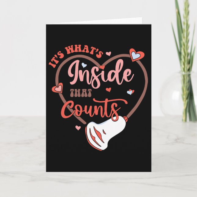 Valentine Sonografi Tech Det Är Vad Som Är Inuti D Kort (Framsida)