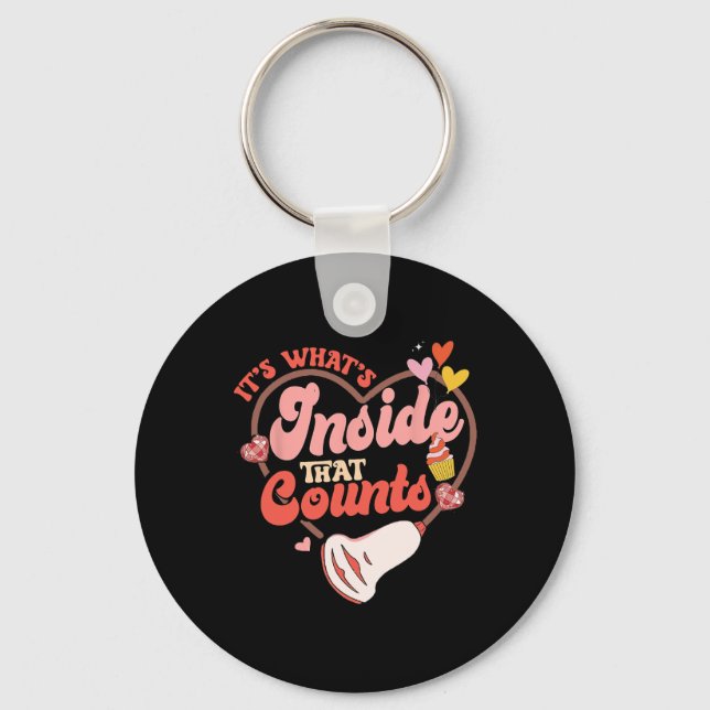 Valentine Sonografitekniker  Nyckelring (Framsida)