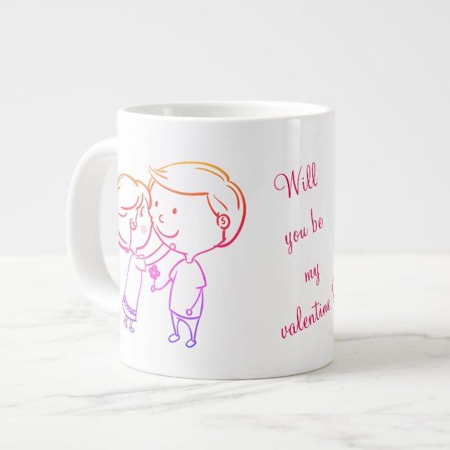 Valentine Speciellare Jumbo Mugg (Framsida vänster)