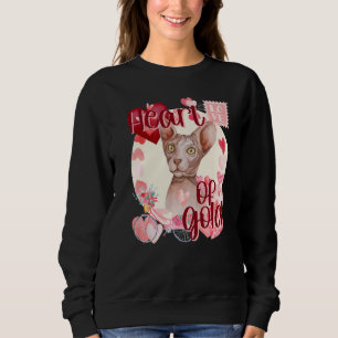 Valentine Sphynx Katt Enkelt Söt Södra Färger C T Shirt