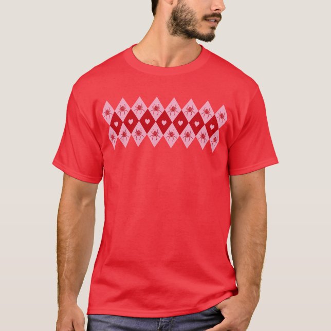 Valentine Spiders T-shirt (Framsida)