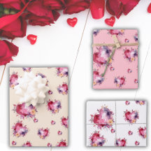 Valentine Stänk i Hearts Mönster