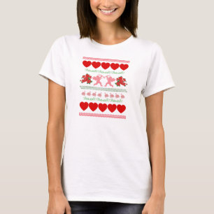 Valentine Sweater Design T Shirt