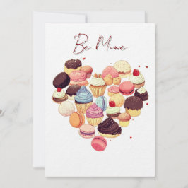 Valentine Sweet Heart Greeting Card – Be Mine  Julkort