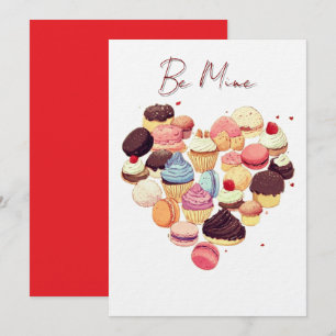 Valentine Sweet Heart Välkomstkort – Bli Min Julkort