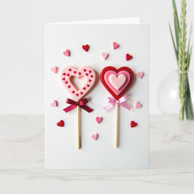 Valentine Sweet Hearts-kort Kort (Framsida)