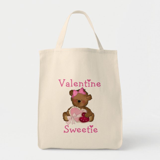 Valentine Sweets T-shirts och Gifts Tygkasse (Framsidan)