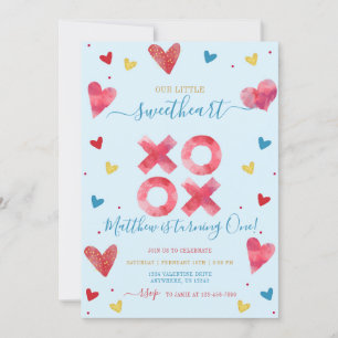 Valentine Swehoney Boy Birthday Inbjudningar