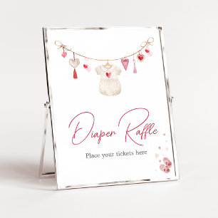 Valentine Swehoney Diaper Raffle Poster