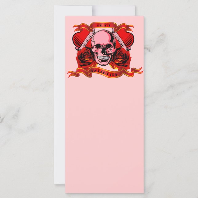 Valentine Tattoo Skull Hearts (Framsida)