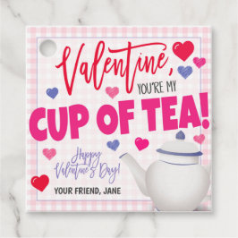 Valentine Tea Gift Märkre Gåvor Etiketter