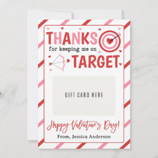 Valentine Teacher Appreciation Gift Card Holder Inbjudningar