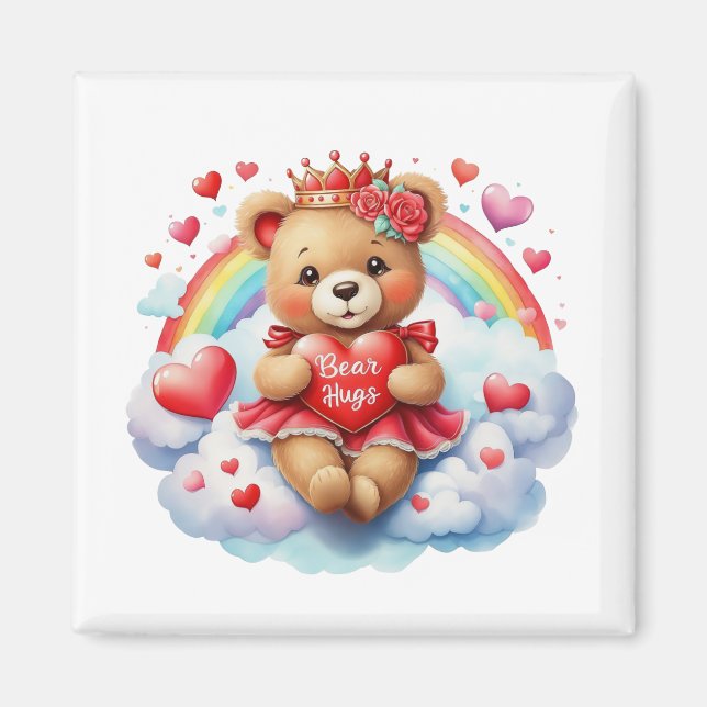 Valentine Teddy Magnet   (Framsidan)