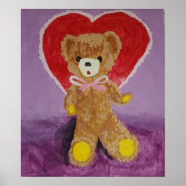 Valentine Teddy Poster