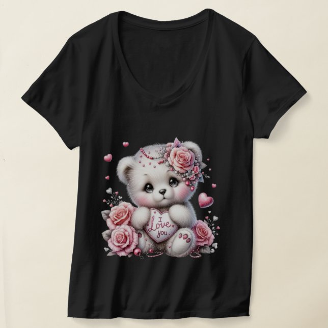Valentine-tema T Shirt (Laydown)